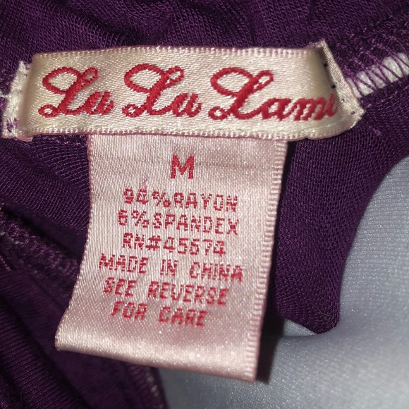 Purple Jeweled Halter Dress - Picture 5 of 5